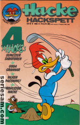 Hacke Hackspett 1985 nr 6 omslag serier Hacke Hackspett 1985 nr 6 omslag serier