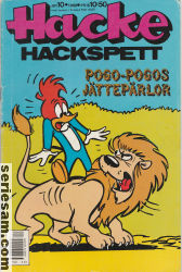 Hacke Hackspett 1989 nr 10 omslag serier Hacke Hackspett 1989 nr 10 omslag serier