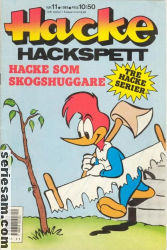 Hacke Hackspett 1989 nr 11 omslag serier