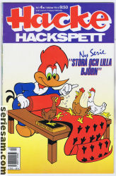 Hacke Hackspett 1989 nr 4 omslag serier