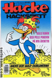 Hacke Hackspett 1989 nr 7 omslag serier