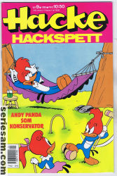 Hacke Hackspett 1989 nr 9 omslag serier