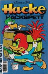 Hacke Hackspett 1990 nr 11 omslag serier