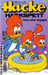 Hacke Hackspett 1990 nr 12 omslag serier