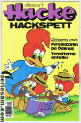 Hacke Hackspett 1990 nr 2 omslag serier