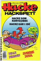 Hacke Hackspett 1990 nr 3 omslag serier Hacke Hackspett 1990 nr 3 omslag serier