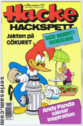 Hacke Hackspett 1990 nr 6 omslag serier