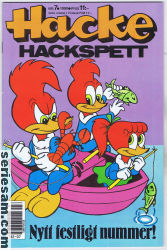 Hacke Hackspett 1990 nr 7 omslag serier