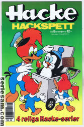 Hacke Hackspett 1990 nr 8 omslag serier Hacke Hackspett 1990 nr 8 omslag serier