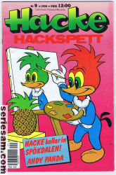 Hacke Hackspett 1990 nr 9 omslag serier