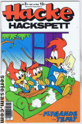 Hacke Hackspett 1991 nr 3 omslag serier Hacke Hackspett 1991 nr 3 omslag serier