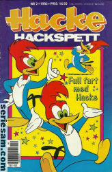 Hacke Hackspett 1992 nr 2 omslag serier