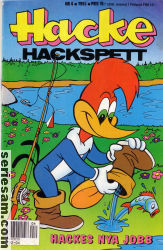 Hacke Hackspett 1992 nr 4 omslag serier