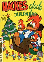 Hacke Hackspett jul 1955 omslag serier Hacke Hackspett jul 1955 omslag serier