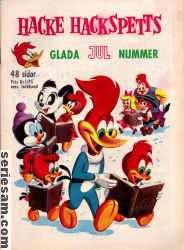 Hacke Hackspett jul 1962 omslag serier Hacke Hackspett jul 1962 omslag serier
