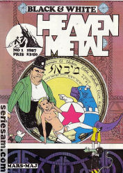 Heaven Metal 1987 nr 1 omslag serier Heaven Metal 1987 nr 1 omslag serier