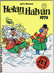 Helan och Halvan Stort julalbum 1970 omslag serier