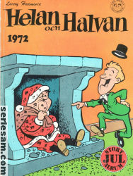 Helan och Halvan Stort julalbum 1972 omslag serier