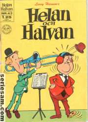 Helan och Halvan 1967 nr 43 omslag serier