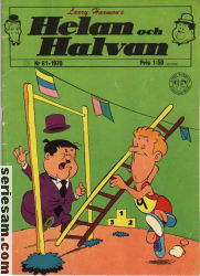 Helan och Halvan 1970 nr 81 omslag serier