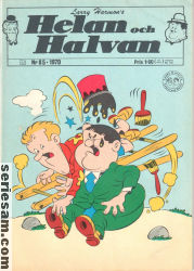 Helan och Halvan 1970 nr 85 omslag serier