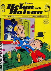 Helan och Halvan 1971 nr 1 omslag serier Helan och Halvan 1971 nr 1 omslag serier