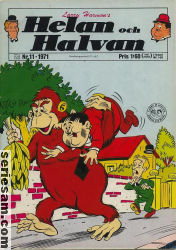 Helan och Halvan 1971 nr 11 omslag serier Helan och Halvan 1971 nr 11 omslag serier