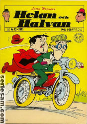 Helan och Halvan 1971 nr 13 omslag serier