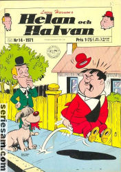 Helan och Halvan 1971 nr 14 omslag serier Helan och Halvan 1971 nr 14 omslag serier