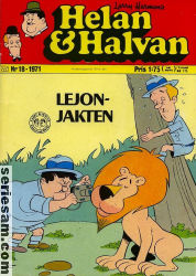 Helan och Halvan 1971 nr 18 omslag serier Helan och Halvan 1971 nr 18 omslag serier