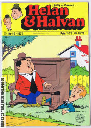 Helan och Halvan 1971 nr 19 omslag serier