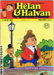 Helan och Halvan 1971 nr 22 omslag serier Helan och Halvan 1971 nr 22 omslag serier