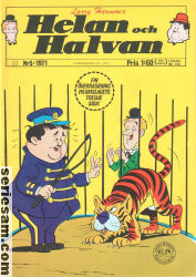 Helan och Halvan 1971 nr 5 omslag serier Helan och Halvan 1971 nr 5 omslag serier