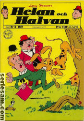Helan och Halvan 1971 nr 8 omslag serier