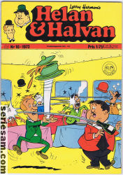 Helan och Halvan 1972 nr 10 omslag serier