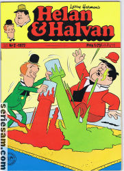 Helan och Halvan 1972 nr 2 omslag serier