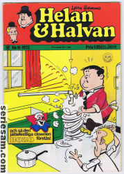 Helan och Halvan 1973 nr 11 omslag serier