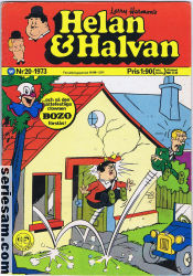 Helan och Halvan 1973 nr 20 omslag serier