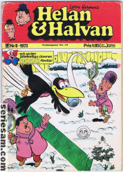 Helan och Halvan 1973 nr 8 omslag serier Helan och Halvan 1973 nr 8 omslag serier