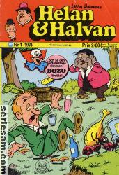 Helan och Halvan 1974 nr 1 omslag serier Helan och Halvan 1974 nr 1 omslag serier