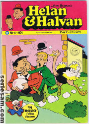 Helan och Halvan 1974 nr 4 omslag serier