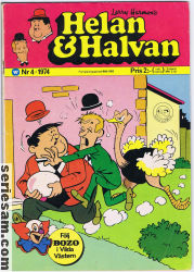 Helan och Halvan 1974 nr 4 omslag serier Helan och Halvan 1974 nr 4 omslag serier
