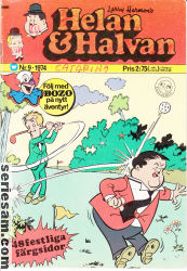 Helan och Halvan 1974 nr 9 omslag serier Helan och Halvan 1974 nr 9 omslag serier