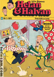 Helan och Halvan 1975 nr 1 omslag serier Helan och Halvan 1975 nr 1 omslag serier