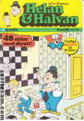 Helan och Halvan 1975 nr 2 omslag serier