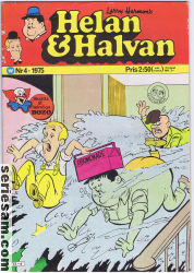 Helan och Halvan 1975 nr 4 omslag serier