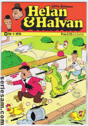 Helan och Halvan 1976 nr 1 omslag serier