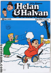 Helan och Halvan 1976 nr 2 omslag serier