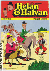Helan och Halvan 1976 nr 7 omslag serier