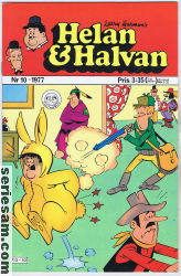 Helan och Halvan 1977 nr 10 omslag serier